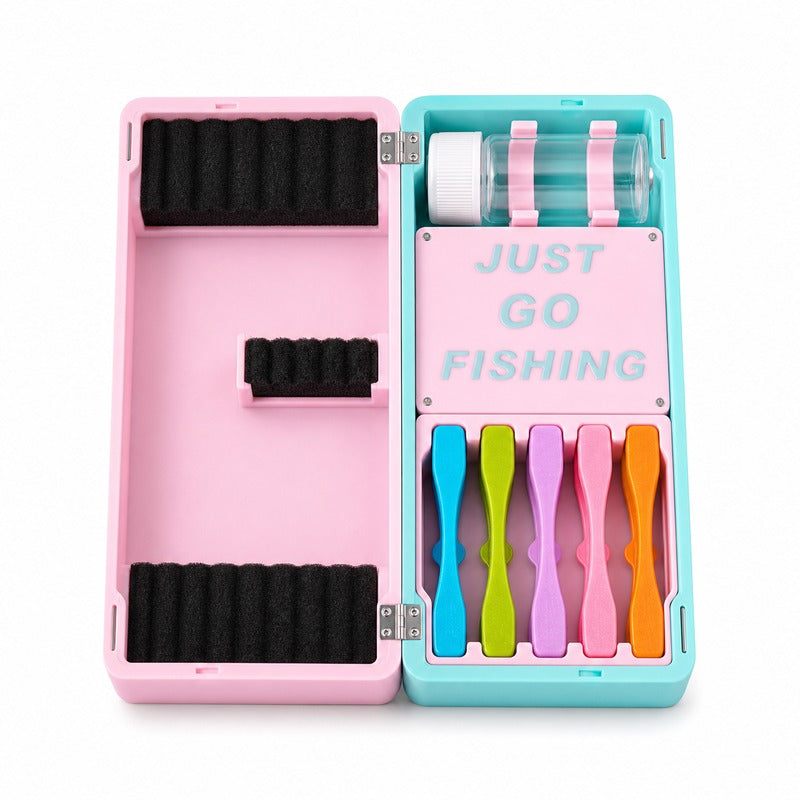Fishing float and hook storage organizer for small tackle accessories