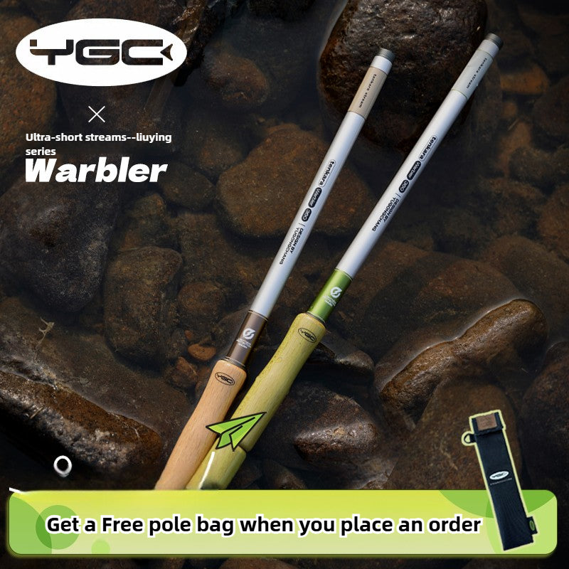 compact ultralight fishing pole Mini Ultralight Stream Fishing Rod – Willow Warbler by YGC