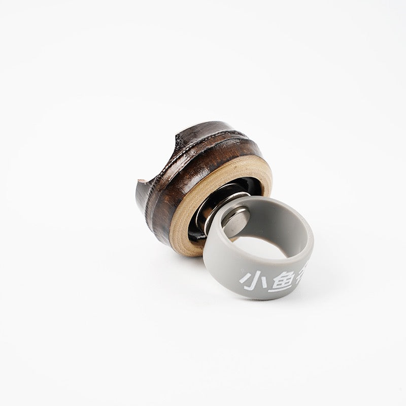 Purple Bamboo Bait Ring