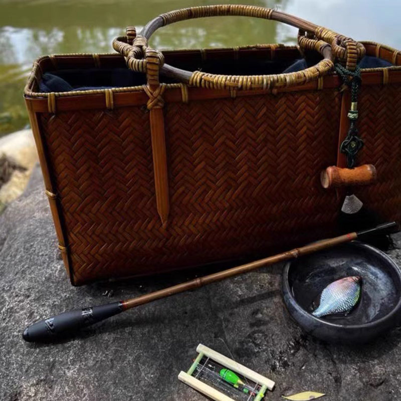 Newly Upgraded with Added Storage Box—Mini Micro Fishing Hand Rod(Beginner's Starter Kit)
