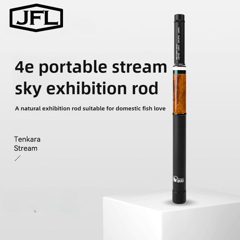 4E Tenkara Pole, Outdoor, Lightweight, Portable, Short Section, Stream, Tenkara Pole