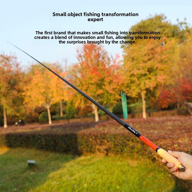Microfishing rod set, ultra-short section, portable fishing rod