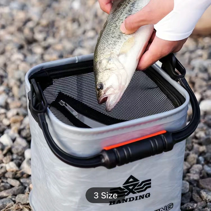 Fishing Bucket 10L Portable Fishing Water Pail