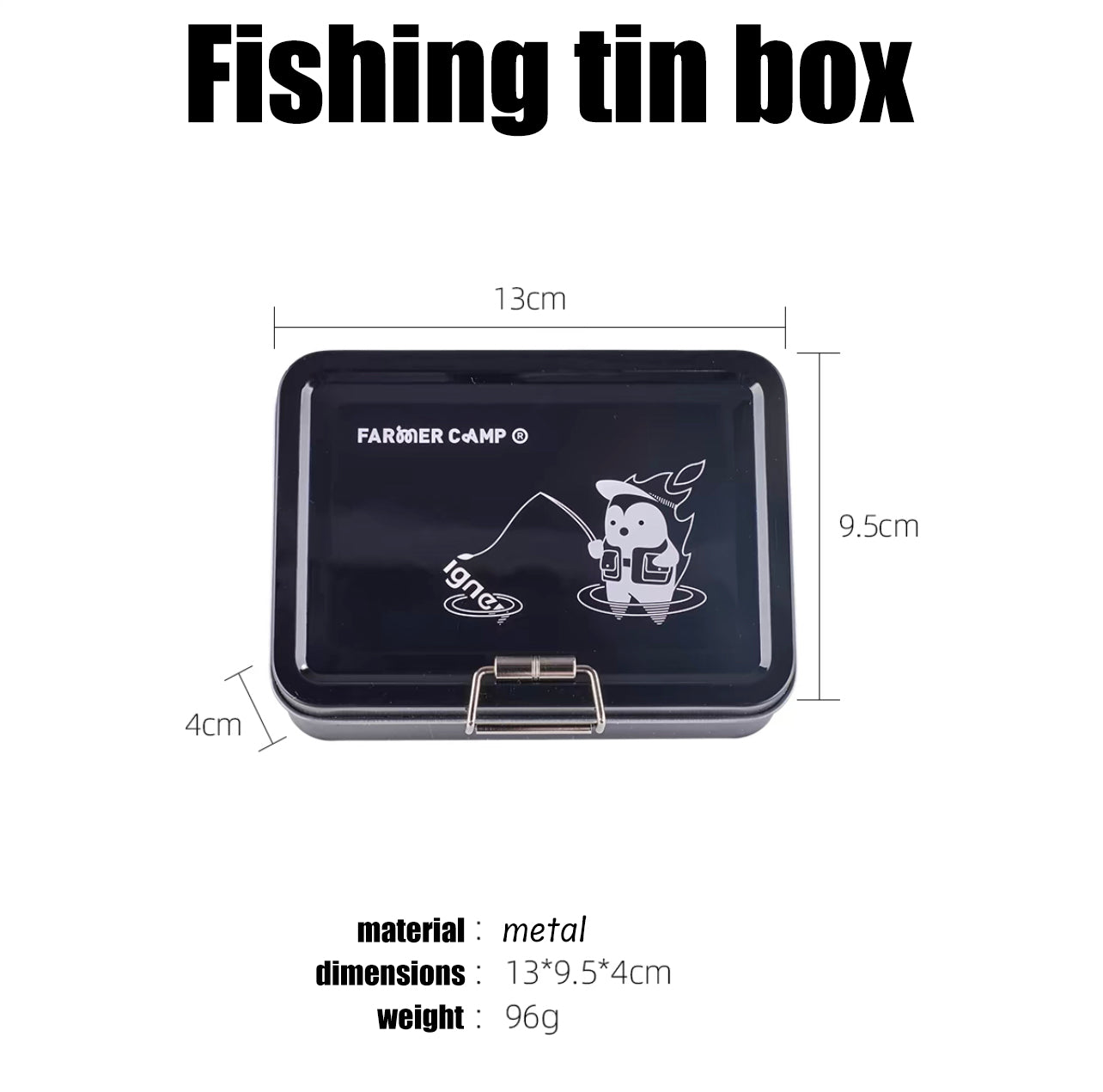 Micro Fishing Storage Tin Box!