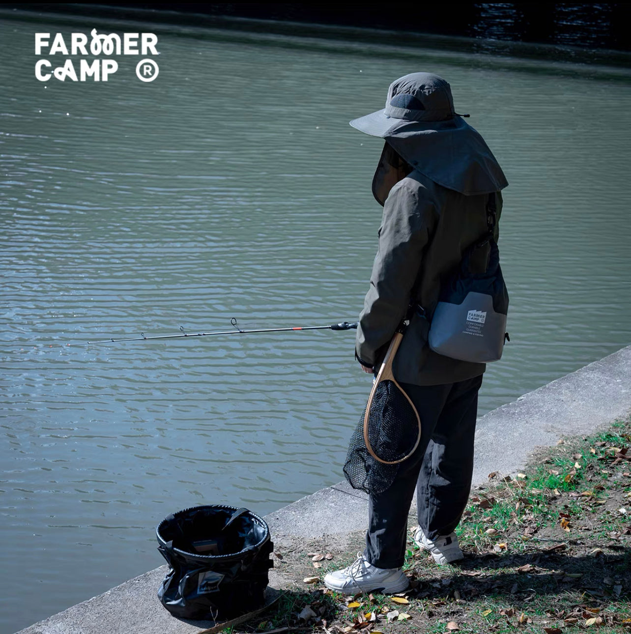 A minnow plunge net designed for microfishing.