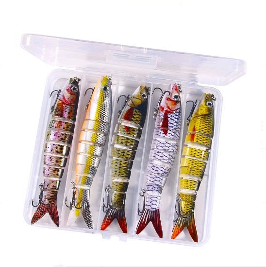 Multi-knob fish 16 colors 13cm 18g, bionic multi-knob bait hard bait