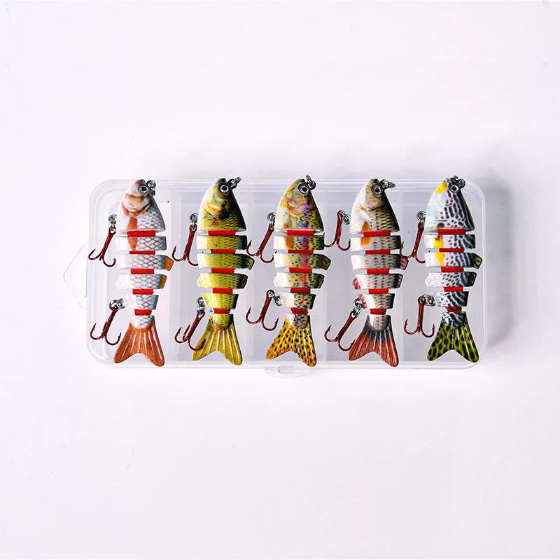 6cm Multi-Joint Micro Lure – 4.5g Slow Sinking Freshwater Bait