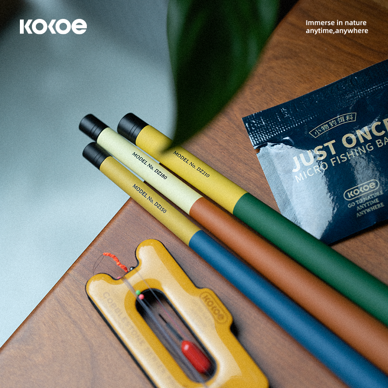 Kokoe Drizzle Micro Fishing Rod, Portable Mini Short Section Stream, Hand Rod