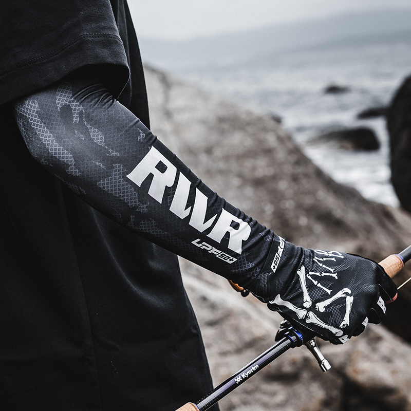 Outdoor Ice Silk Sunscreen Sleeves Men's Summer UV Protection Sleeves Cycling Luya Ice Sleeve Arm Bands Thin