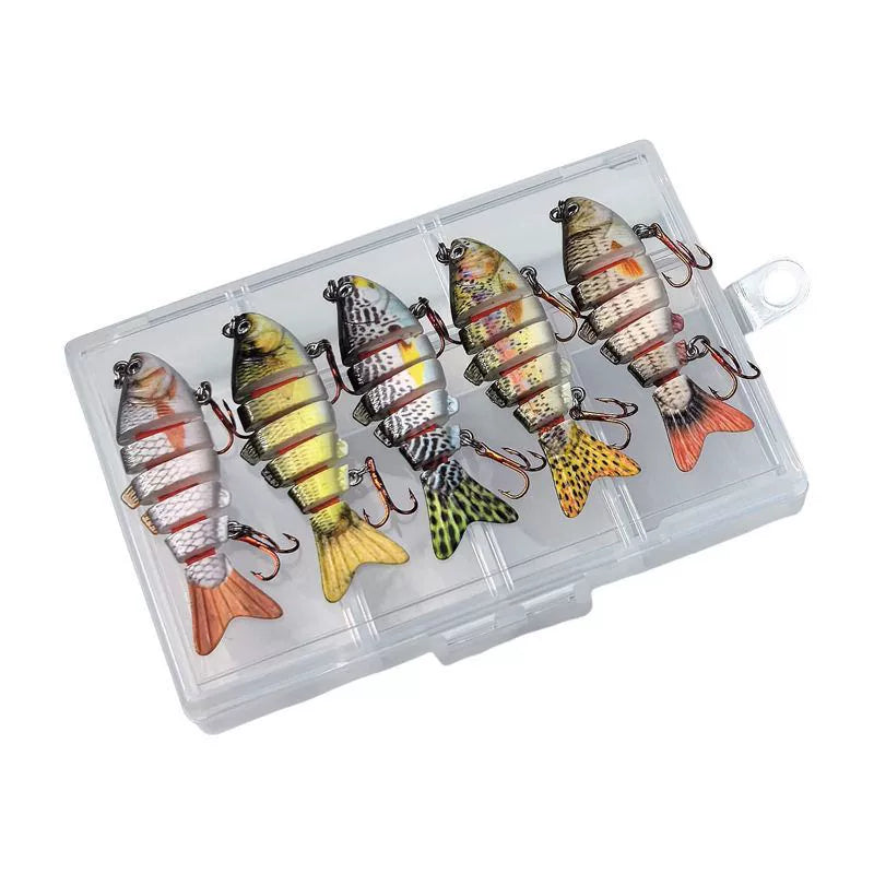 6cm Multi-Joint Micro Lure – 4.5g Slow Sinking Freshwater Bait