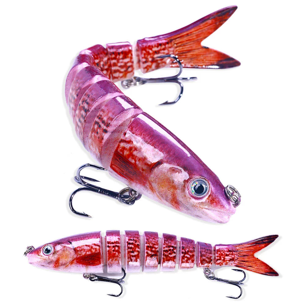 Multi-knob fish 16 colors 13cm 18g, bionic multi-knob bait hard bait