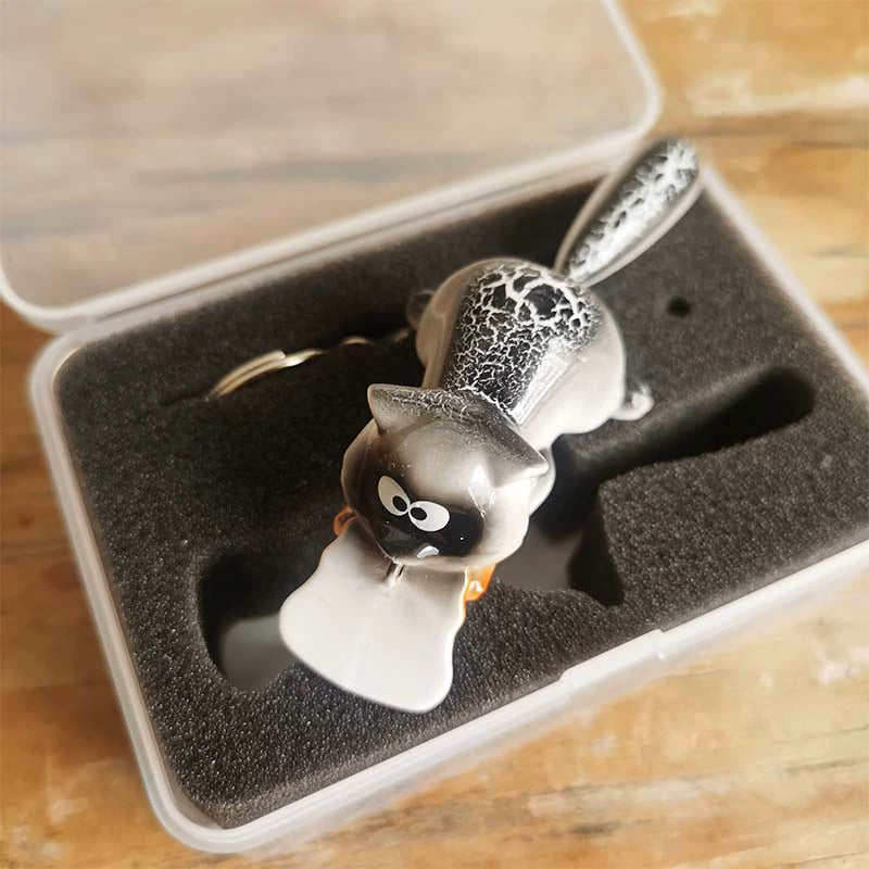 Cute Little Raccoon Hard Bait Mino Fake Bait Key Chain Dual Purpose Fishing Tackle