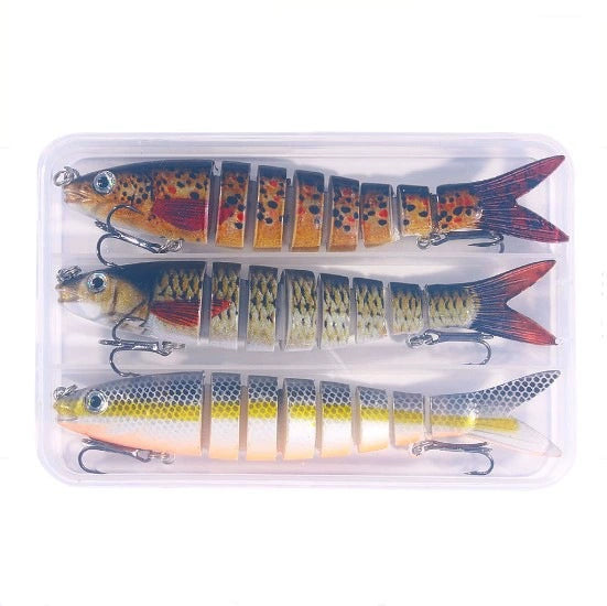 Multi-knob fish 16 colors 13cm 18g, bionic multi-knob bait hard bait