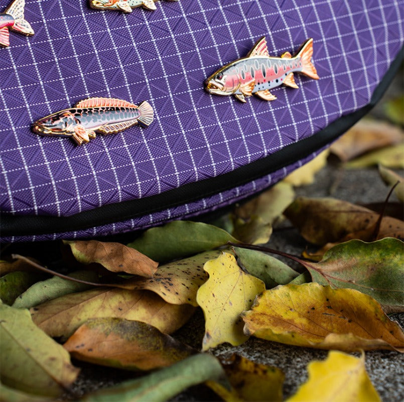 Fishing Fish Enamel Pin - Fisherman Hat & Lapel Badge - Fishing Lover Gift