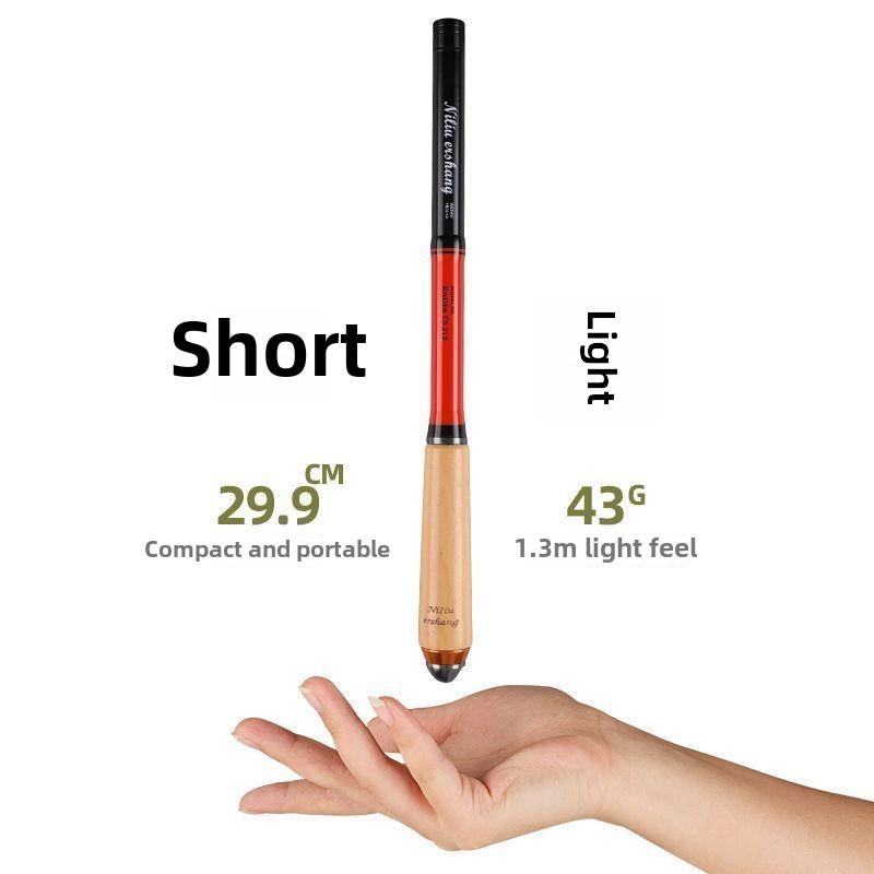 Microfishing rod set, ultra-short section, portable fishing rod