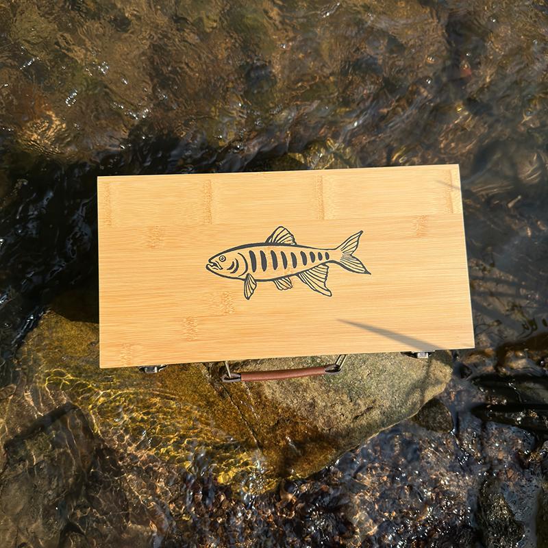 Micro fishing storage box, portable box