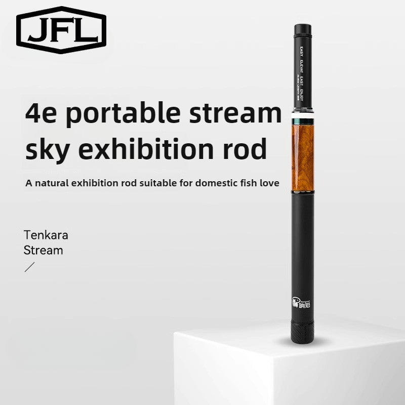 4E Tenkara Pole, Outdoor, Lightweight, Portable, Short Section, Stream, Tenkara Pole