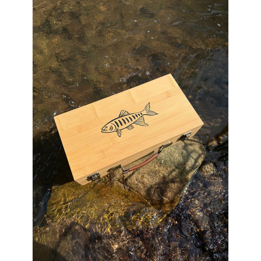 Micro fishing storage box, portable box