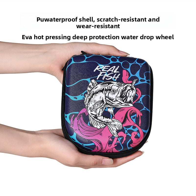 Hard Shell Baitcasting Reel Bag – Protective Storage Case for Water Drop Wheels