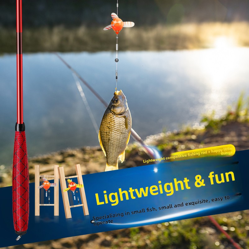 Anti-Tangle Rotating Micro Fishing Float – Perfect for Stream Fishing & Light-Bite Fish