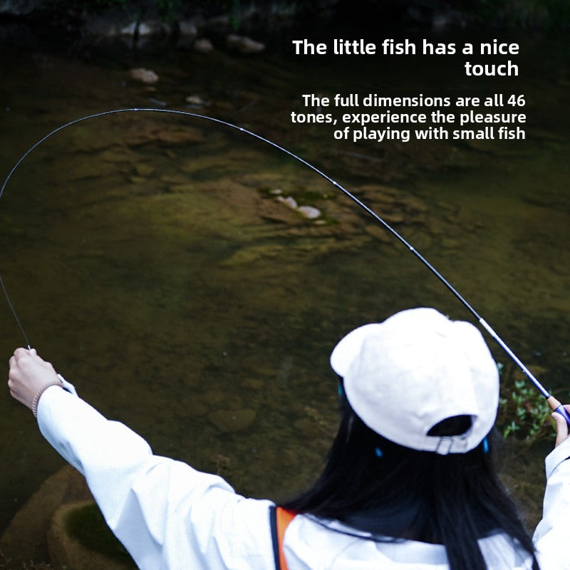 27cm ultra-short section mini, Micro Fishing Rod set, ultra-portable, imported maple multi-color optional