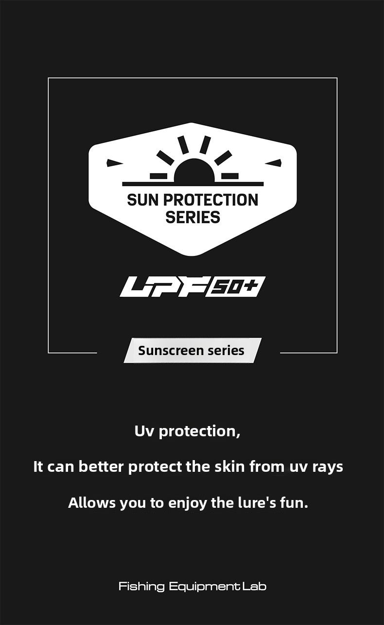 Outdoor Sports UPF50 + Sunscreen Ice Silk Gloves Breathable Anti-skid Dew Five-finger lure Fishing Gloves Men