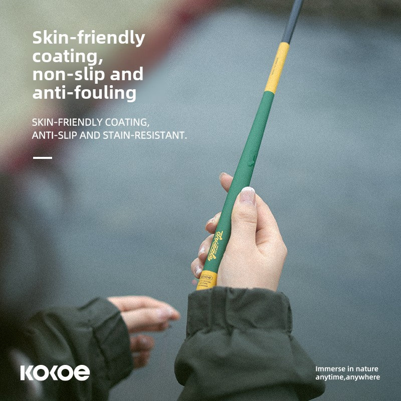 Kokoe Drizzle Micro Fishing Rod, Portable Mini Short Section Stream, Hand Rod