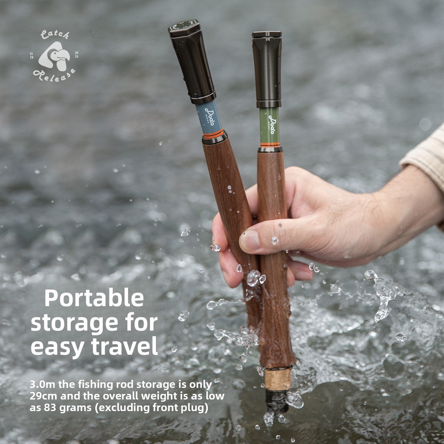 Dodo Bird Stream Tenkara Rod, Positioning Defective Rod, Portable Micro Fishing Rod