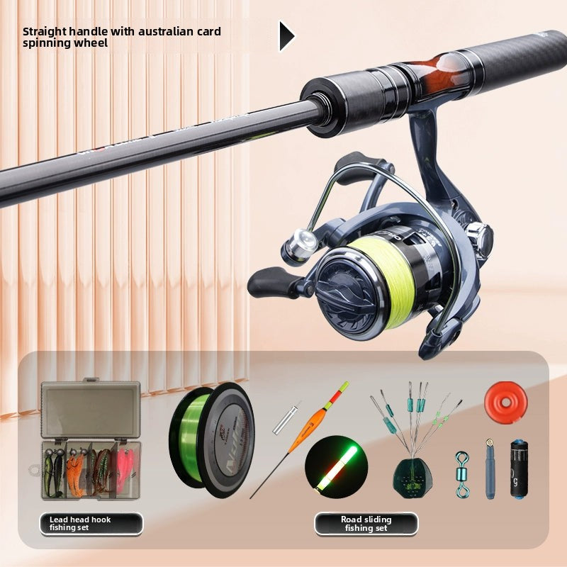 Ultra-short mini telescopic lure rod set ML portable rod