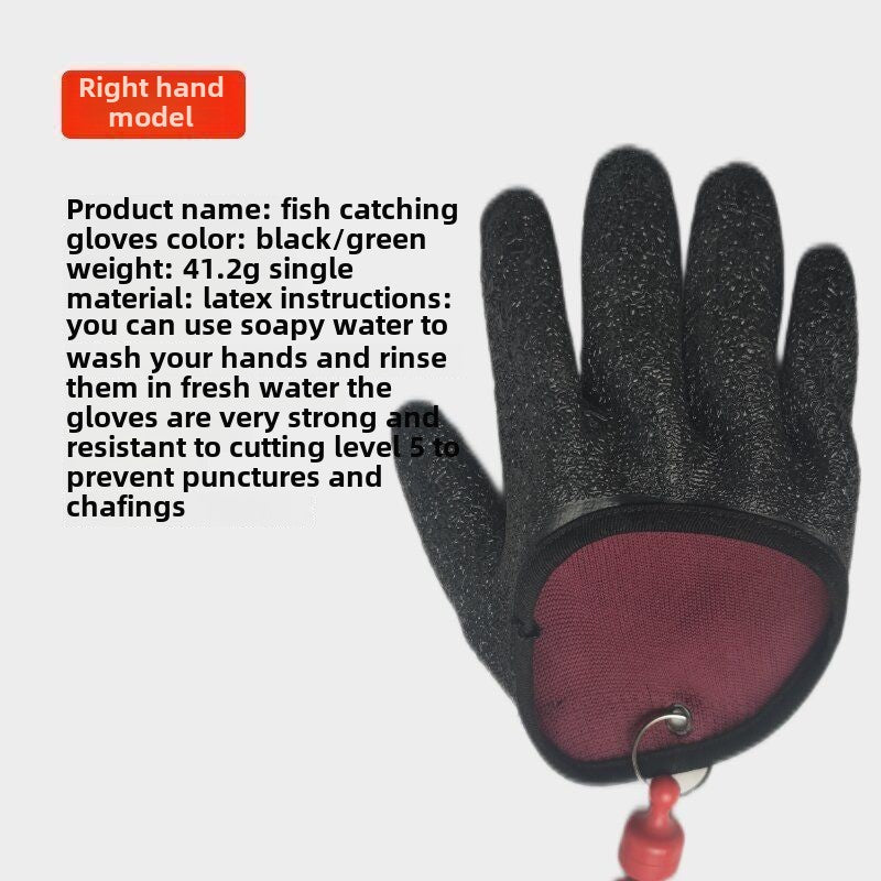 fish gloves, men's stab-proof and waterproof, sea fishing, summer fishing towel, professional fishing anti-cut and non-slip
