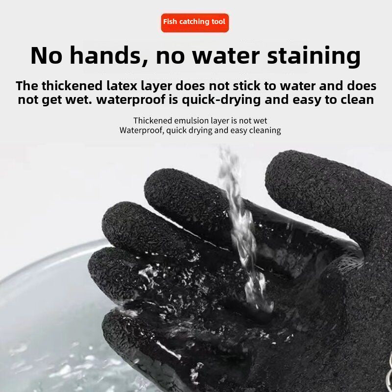 fish gloves, men's stab-proof and waterproof, sea fishing, summer fishing towel, professional fishing anti-cut and non-slip