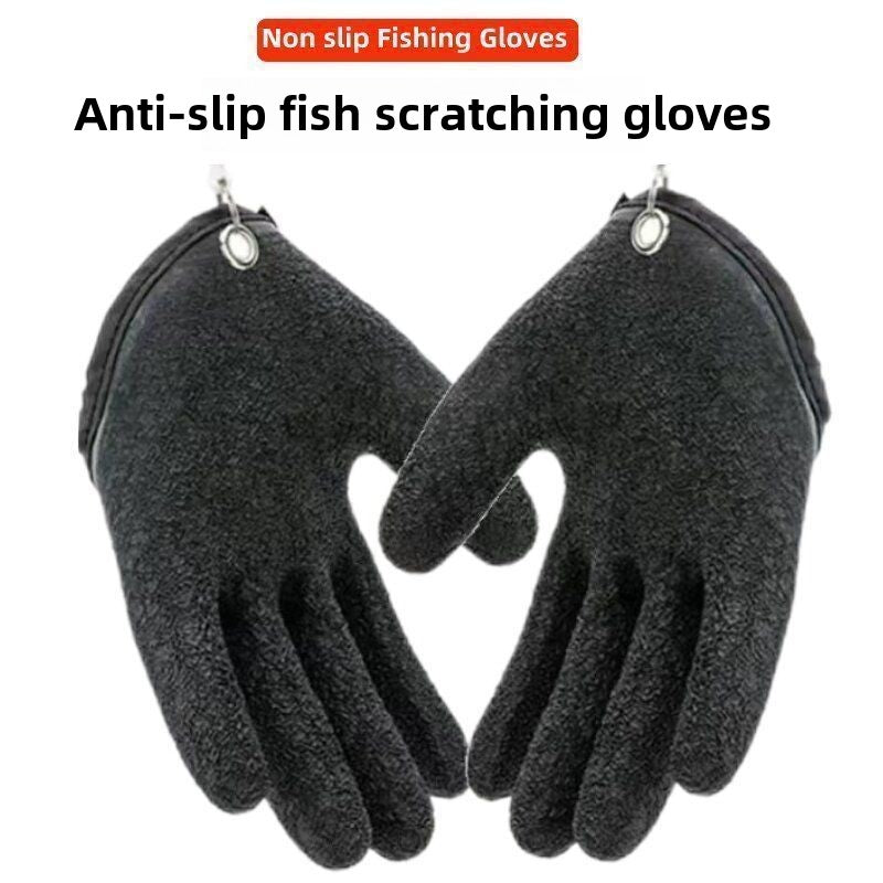 fish gloves, men's stab-proof and waterproof, sea fishing, summer fishing towel, professional fishing anti-cut and non-slip