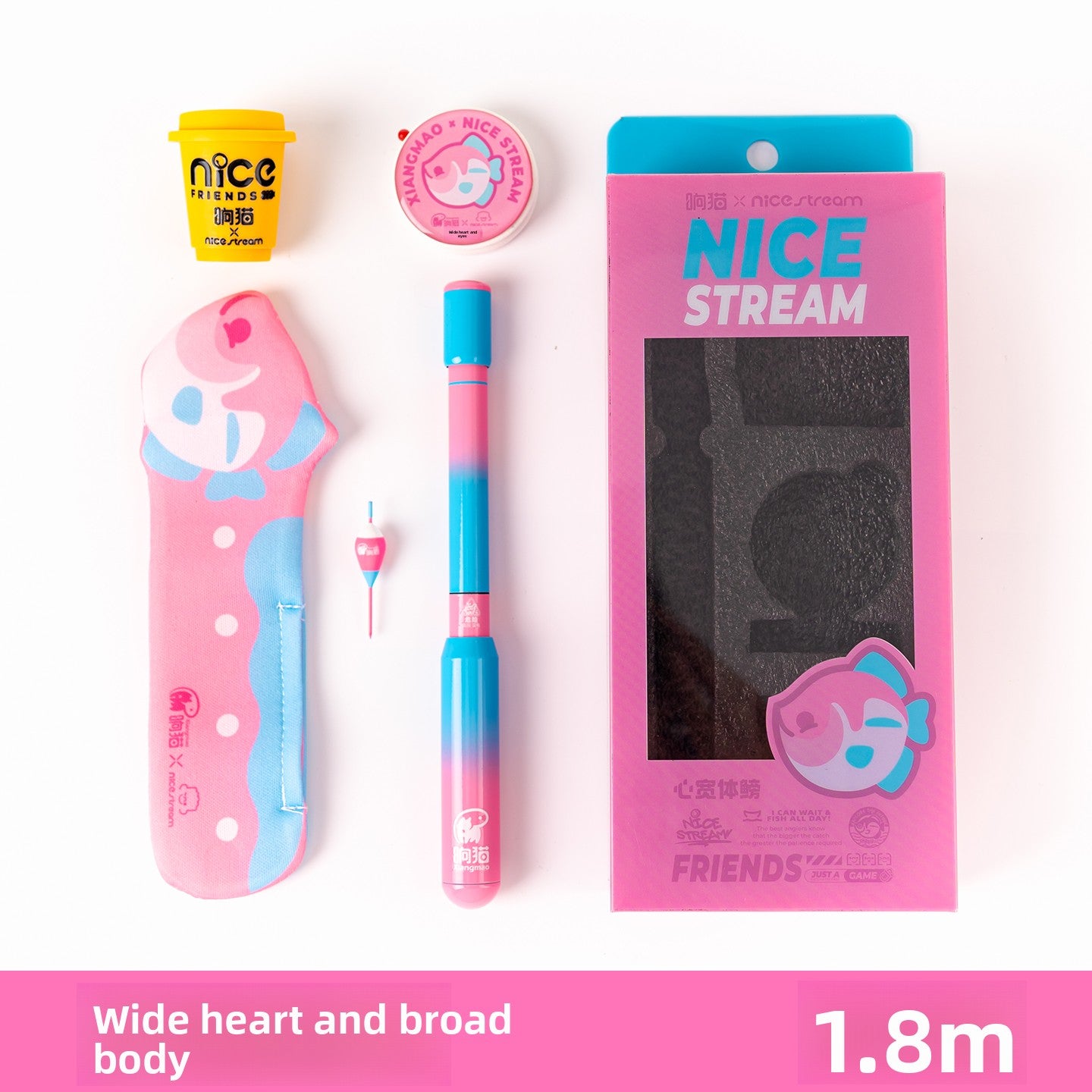 Ringing Cat Micro Fishing and Tanago Fishing Rod, Lightweight and Portable, Short Section Rod