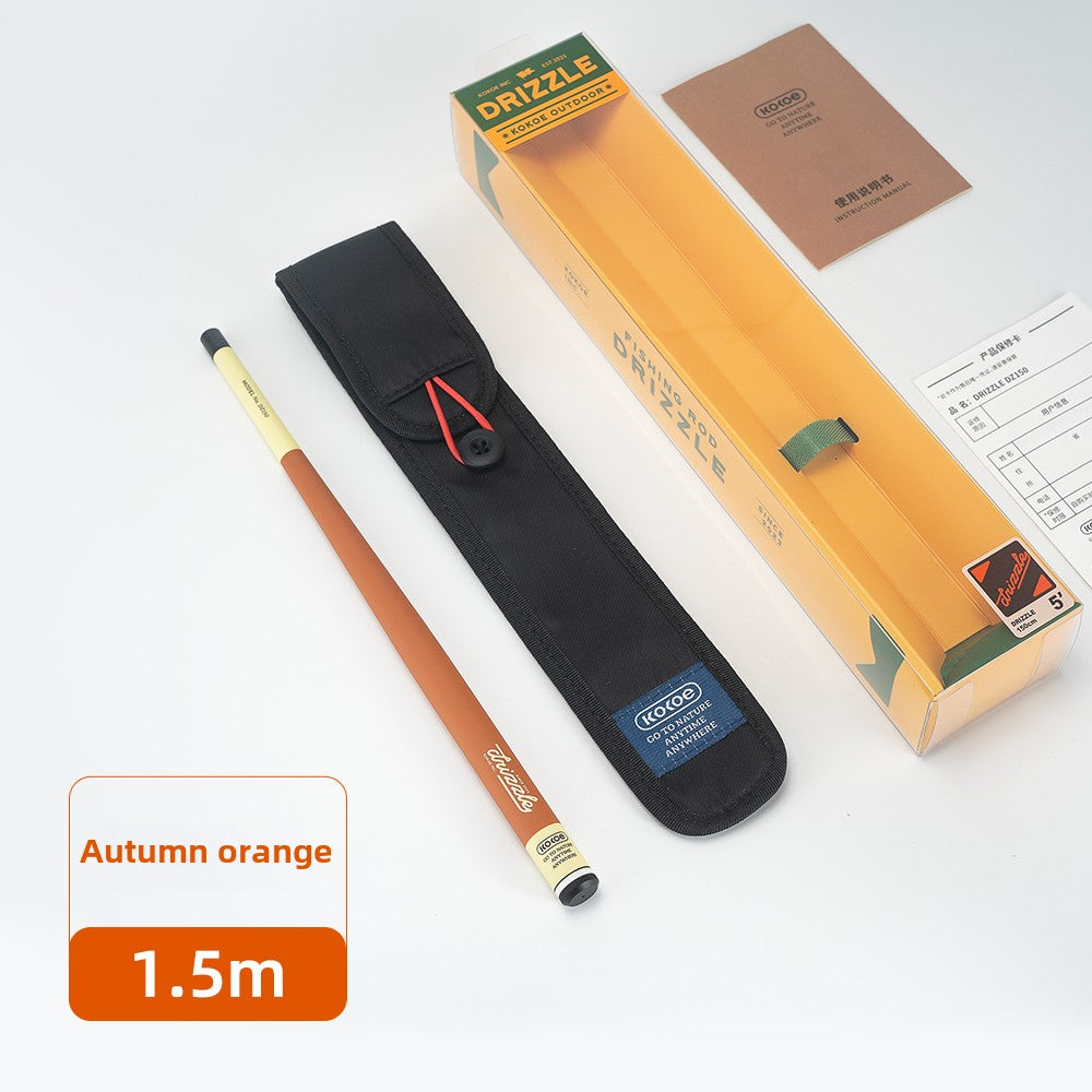 Kokoe Drizzle Micro Fishing Rod, Portable Mini Short Section Stream, Hand Rod