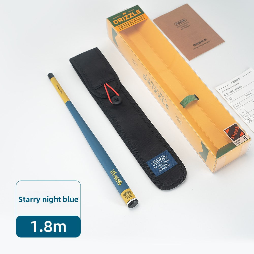Kokoe Drizzle Micro Fishing Rod, Portable Mini Short Section Stream, Hand Rod