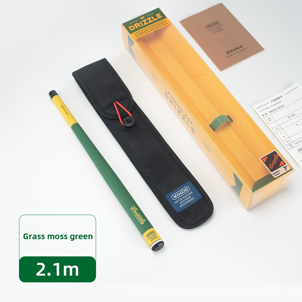 Kokoe Drizzle Micro Fishing Rod, Portable Mini Short Section Stream, Hand Rod