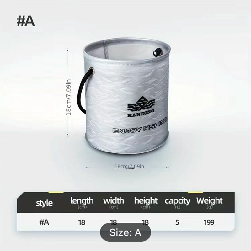 Fishing Bucket 10L Portable Fishing Water Pail