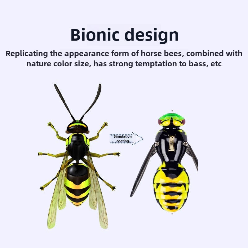 Hornet crawling bait, water bumblebee, bionic bee, insect, wave crawling