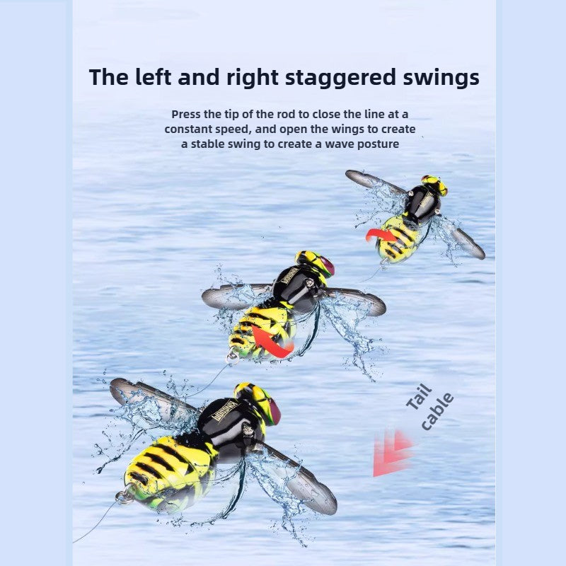 Hornet crawling bait, water bumblebee, bionic bee, insect, wave crawling