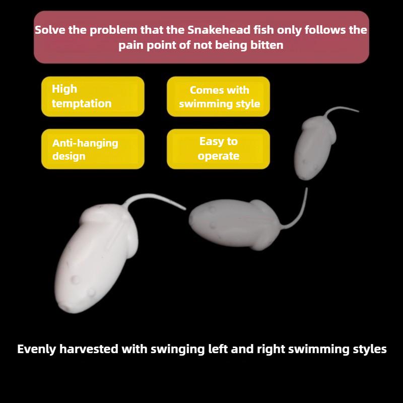 Practical Snakehead Fish Nemesis , Bionic Soft Bait for Snakehead Fish