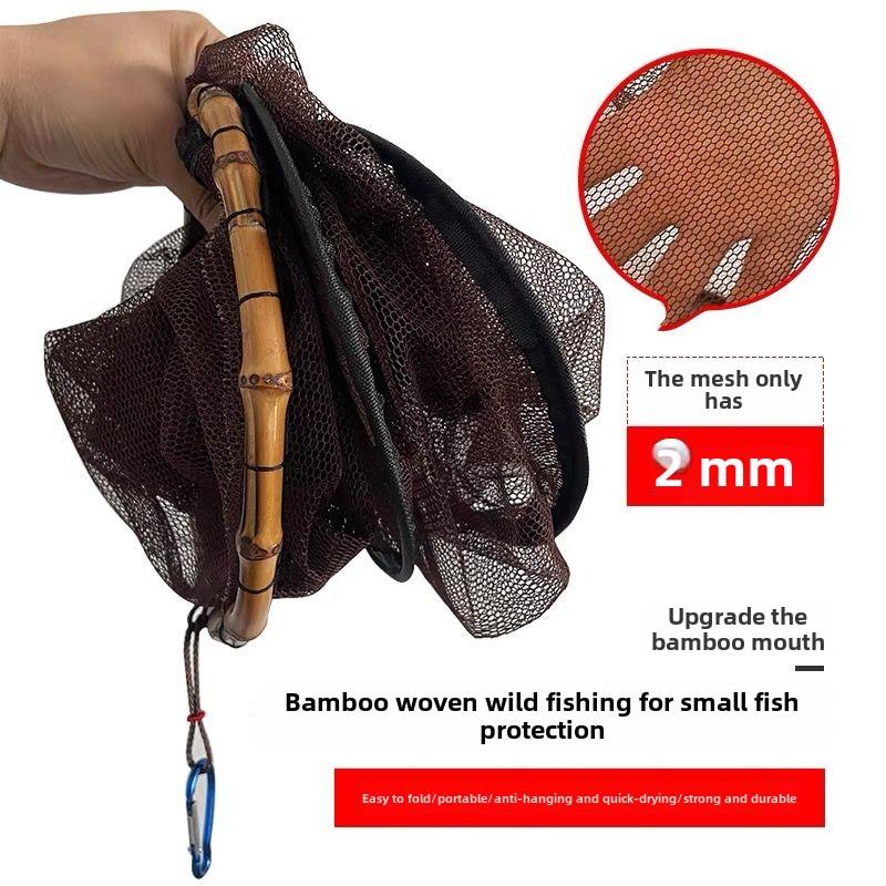 Bamboo whip stream fish protection