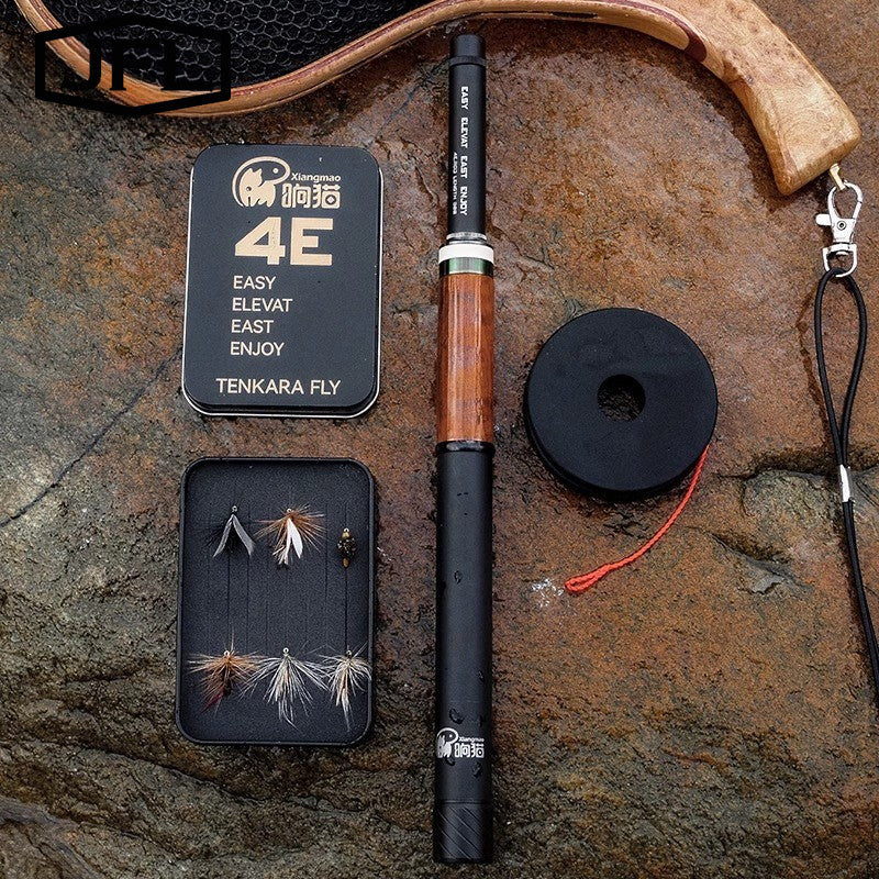 4E Tenkara Pole, Outdoor, Lightweight, Portable, Short Section, Stream, Tenkara Pole