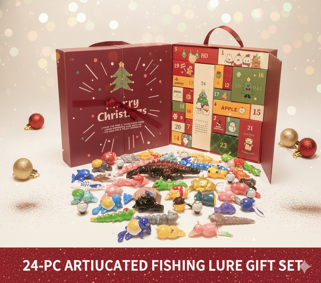 The "Monster Catch" Christmas Lure Advent Calendar (24-PC Exclusive Set)