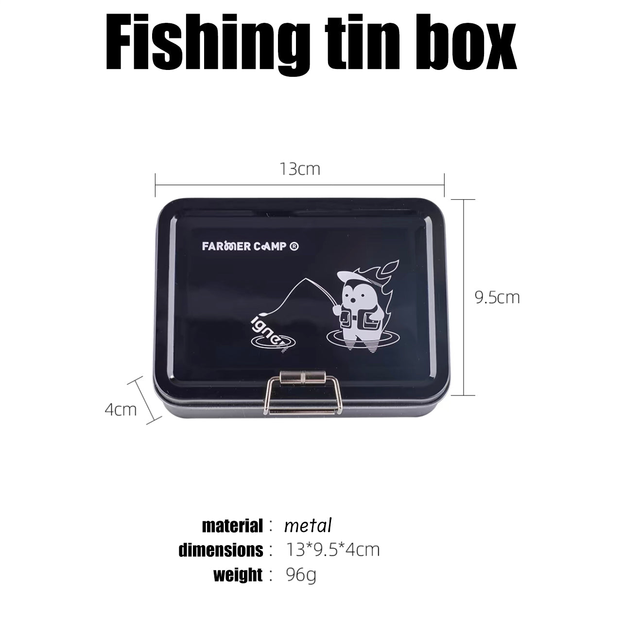 Micro Fishing Storage Tin Box！