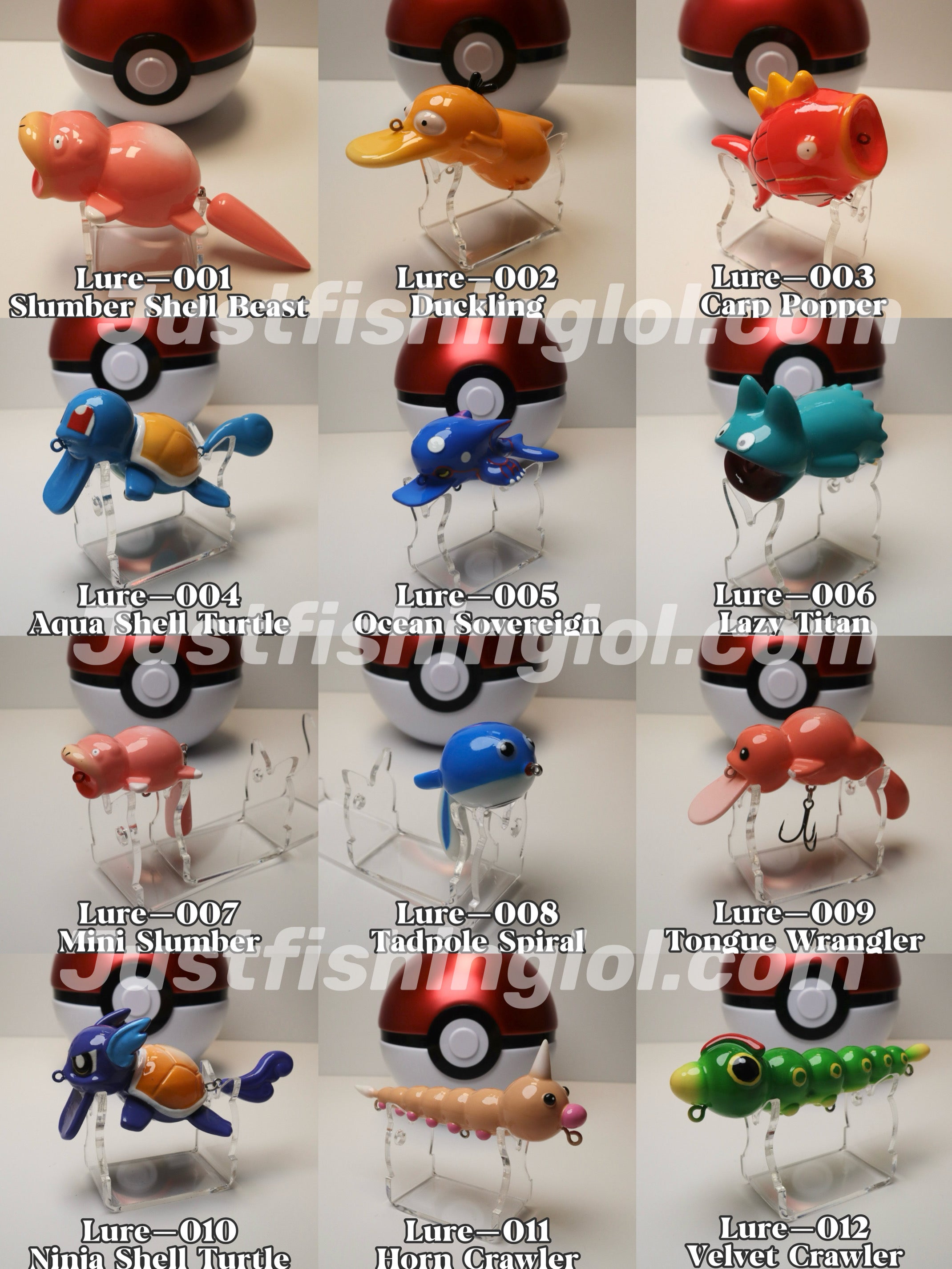 Handcrafted Monster‑Inspired Collectible Fishing Lures（Buy 3 Get 1 Free，Totally 4）