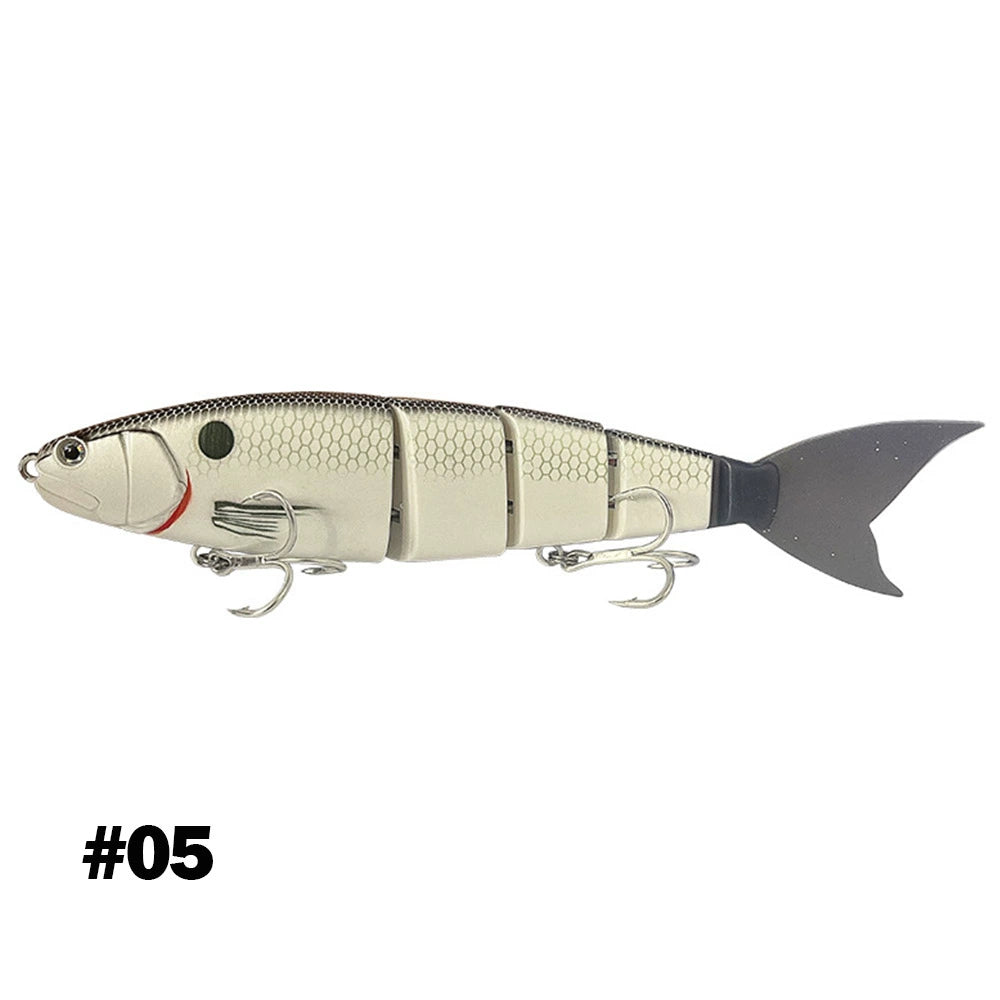 Cross-border sea fishing long-distance investment bionic multi-section fish Lure bait four sections soft-tailed fake bait giant hard bait 105g large fish