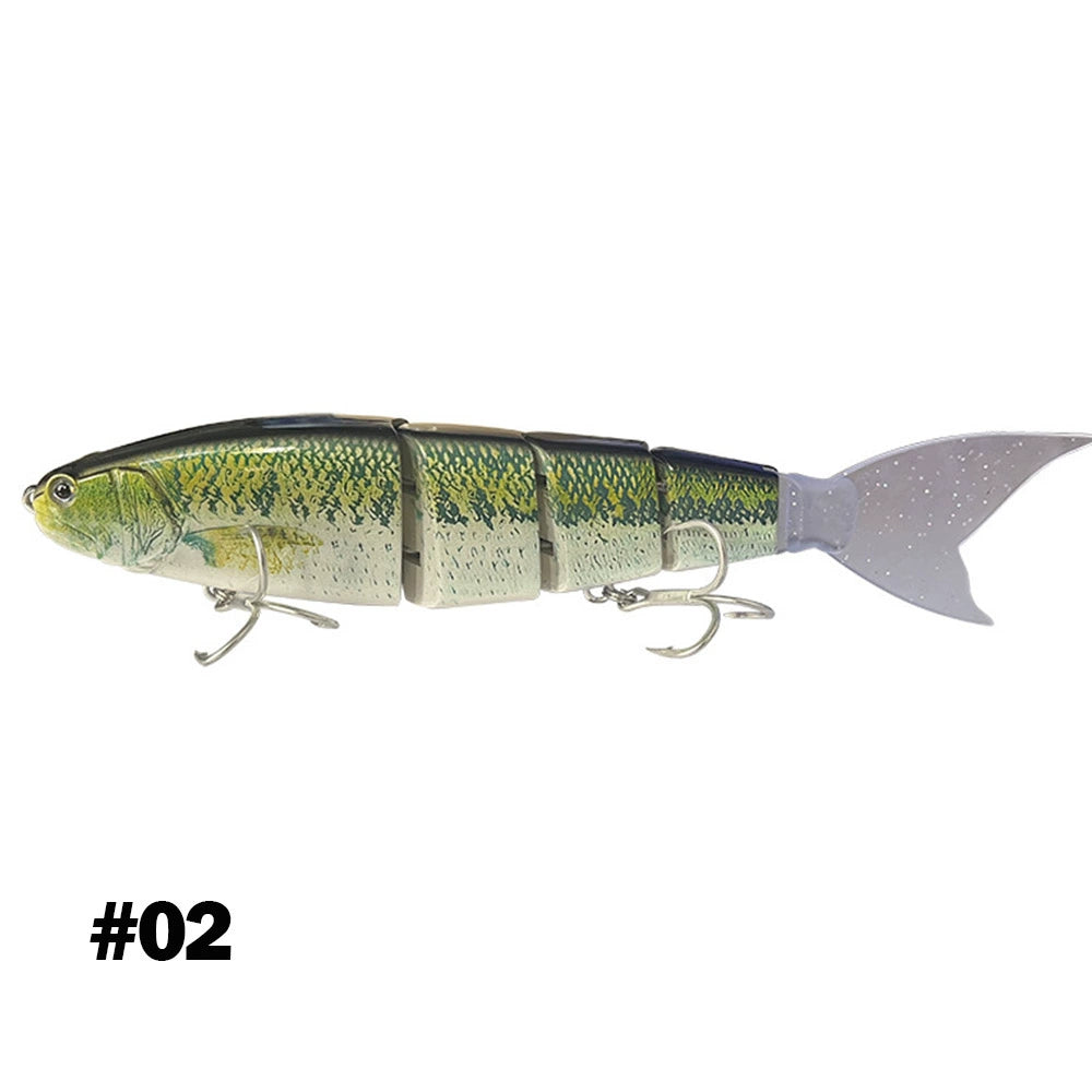 Cross-border sea fishing long-distance investment bionic multi-section fish Lure bait four sections soft-tailed fake bait giant hard bait 105g large fish