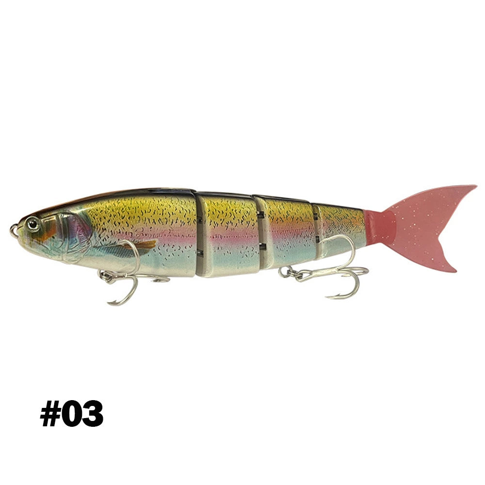 Cross-border sea fishing long-distance investment bionic multi-section fish Lure bait four sections soft-tailed fake bait giant hard bait 105g large fish
