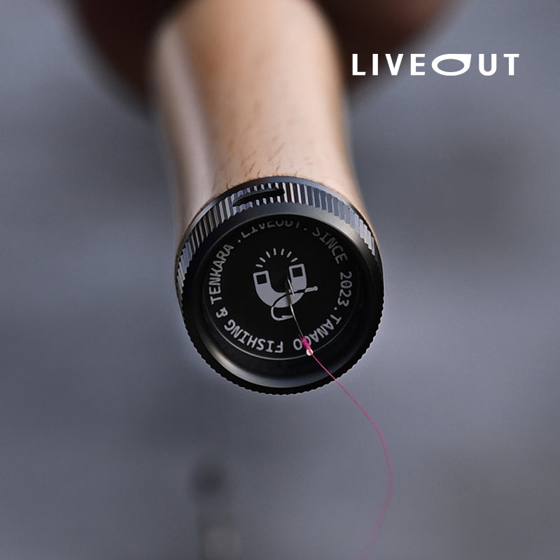 LIVEOUT micro-object fishing rod, ultra-light portable retro mini fishing rod