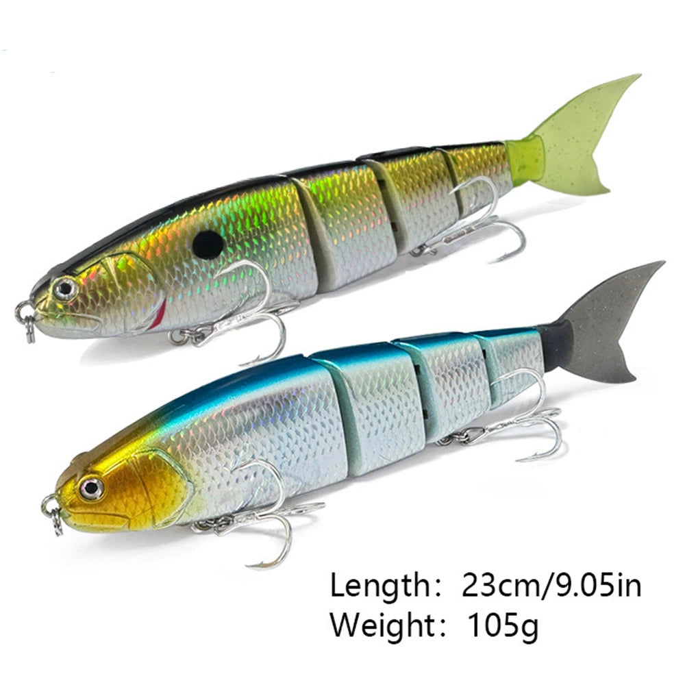 Cross-border sea fishing long-distance investment bionic multi-section fish Lure bait four sections soft-tailed fake bait giant hard bait 105g large fish